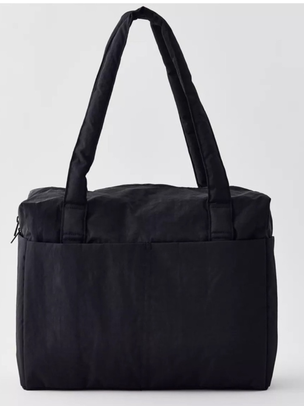 NWT BAGGU Black Small Cloud Carry-On with Detachable Interior Zip Pouch - Picture 3 of 15